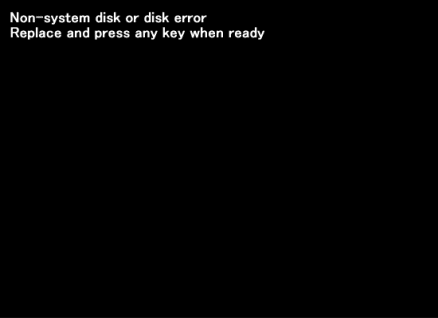 Non-System disk or disk error～